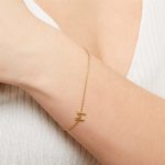 armband met letter goud