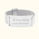 armband met tekst