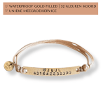 armband met telefoonnummer