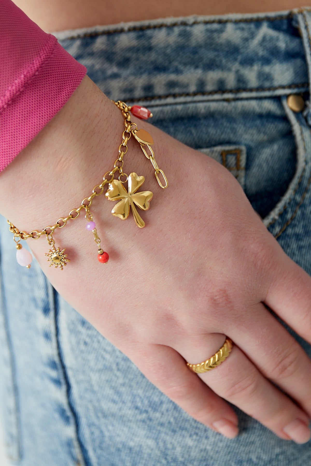bedelarmband-goud-624ffp-1.jpg bedelarmband goud - Afbeelding 1