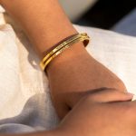 gouden bangle armband
