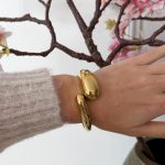 gouden bangle armband