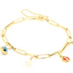 gouden bedelarmband
