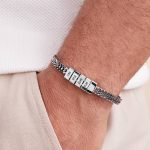 heren armband staal