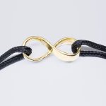 infinity armband goud
