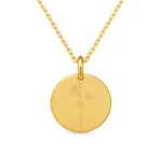 ketting met geboortebloem