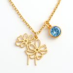 ketting met geboortebloem