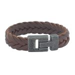 leren armband man
