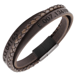 leren armband met naam