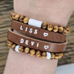 leren armband met naam