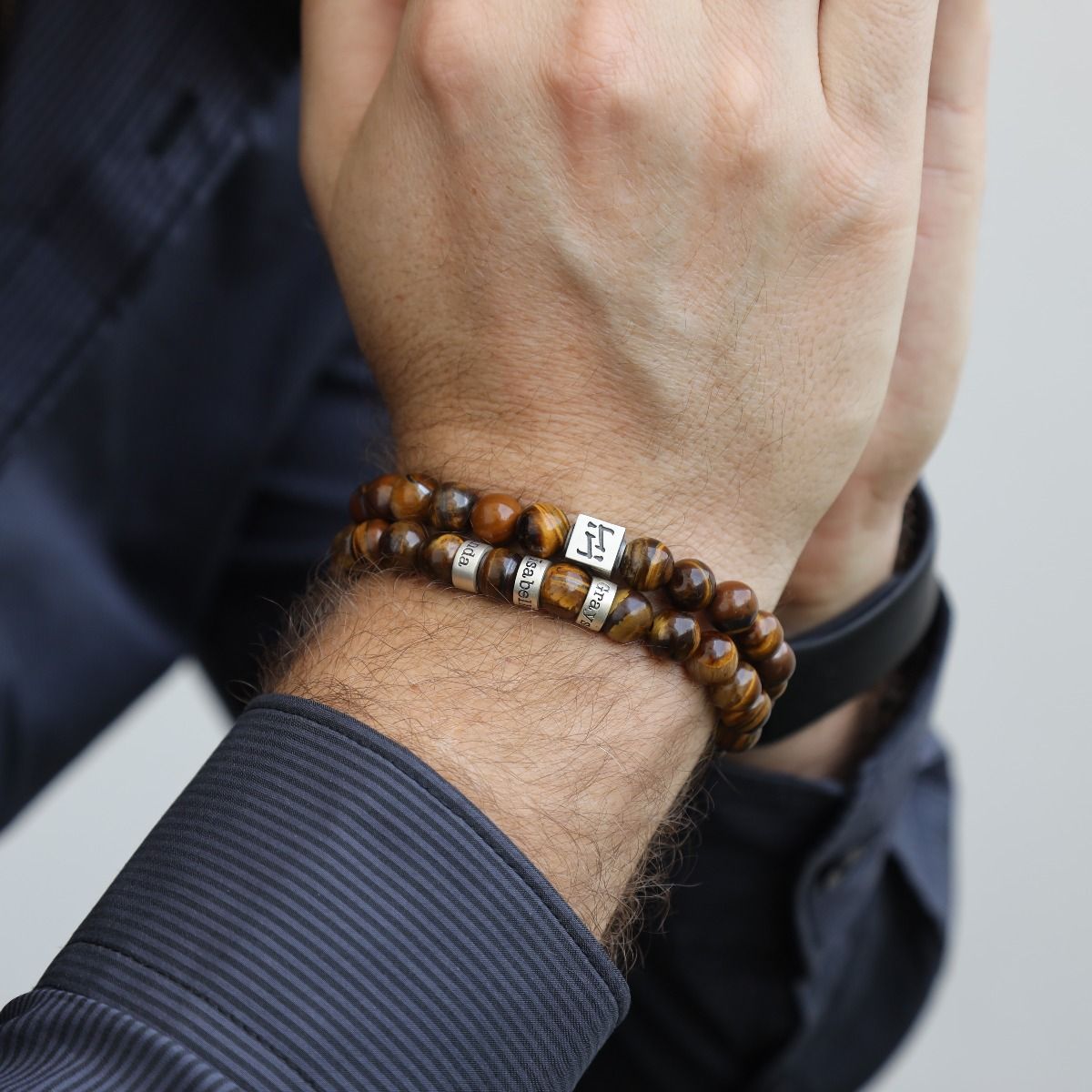 tijgeroog-armband-heren-822qlt-1.jpg tijgeroog armband heren - Afbeelding 1